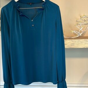 Teal Long Sleeve Women's Top